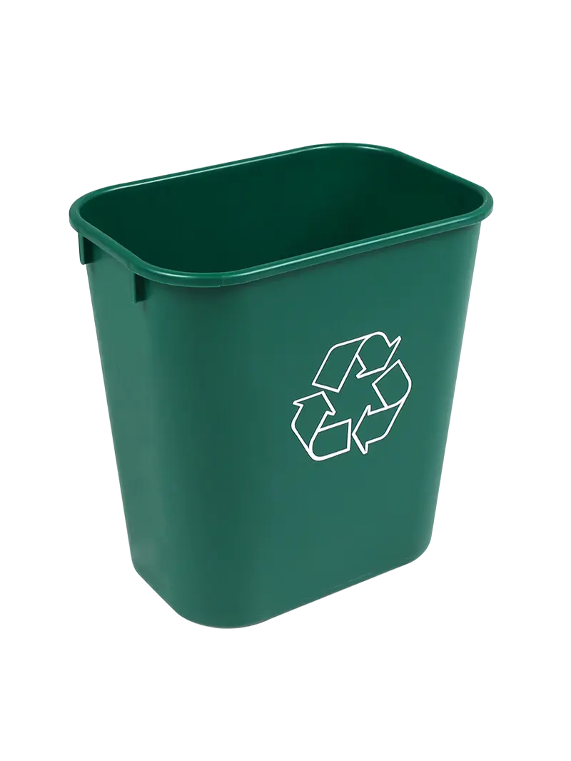 Photo of a recycling can