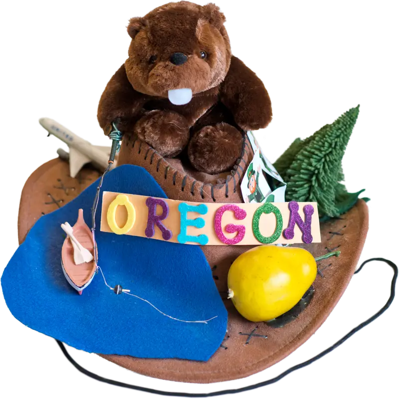 Photo of a decorated hat