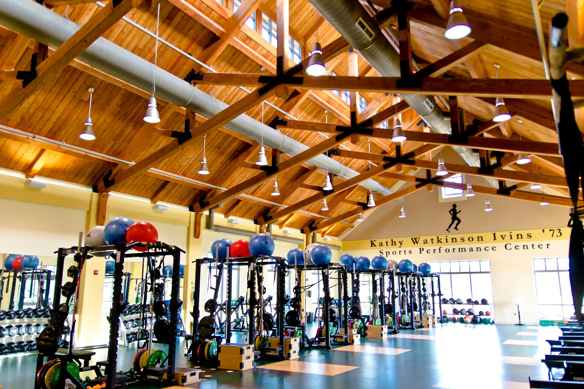 Weight training room on Robins Campu