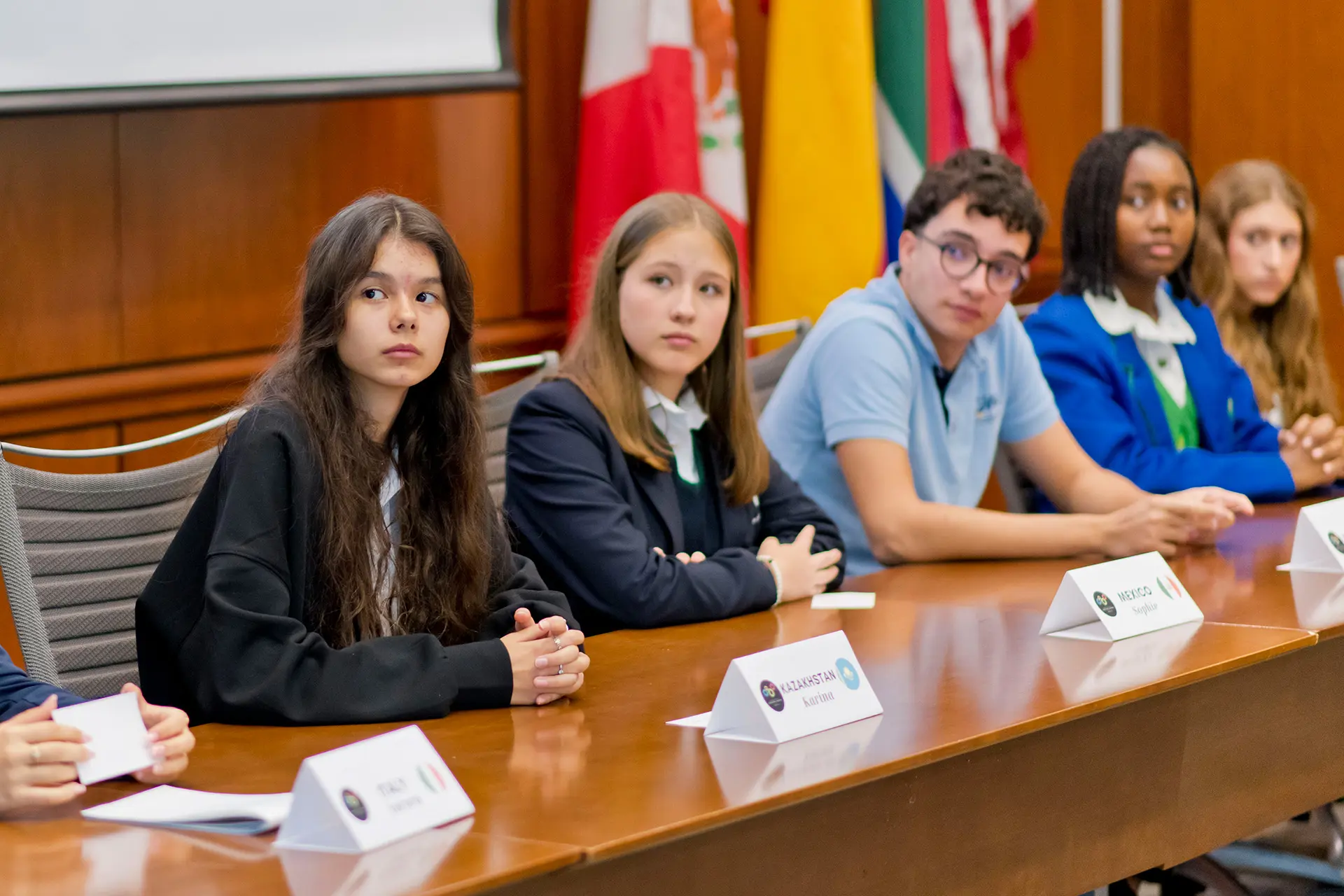 Representatives at the student-led International Emerging Leadership Conference.